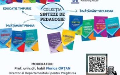 Lansare de carte – „Sinteze de Pedagogie”