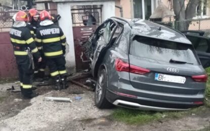 Persoană rămasă încarcerată, în urma unui accident rutier  produs în Uileacu de Criș