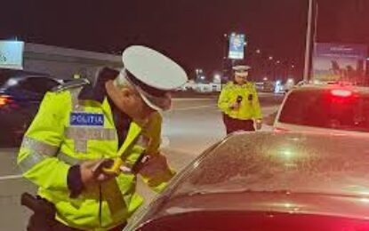 Depistat de polițiști în trafic, în timp ce conducea sub influența alcoolului