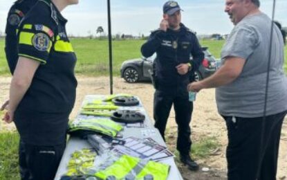 Polițiștii din Bihor le-au oferit conducătorilor auto care se întorc acasă, de Paști, o pauză de cafea și recomandări