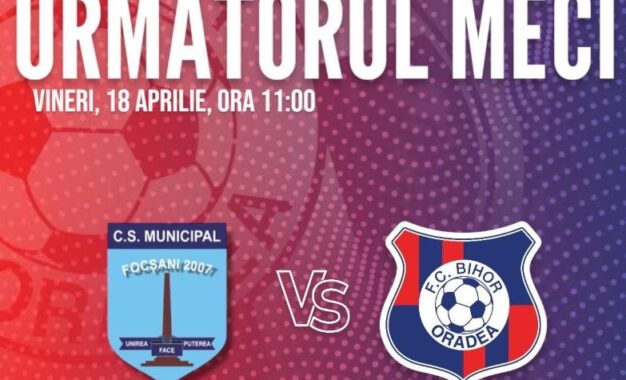 FC Bihor joacă în Vinerea Mare la Focşani şi poate închide conturile cu retrogradarea