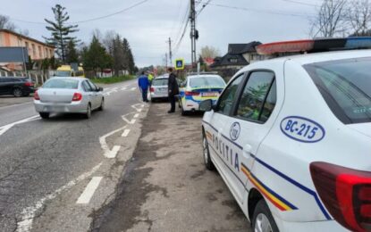 Amplă acțiune rutieră, cu radare dispuse în cascadă, pe 5 drumuri naționale, derulată de polițiștii din Bihor, în paralel cu cei clujeni, arădeni și sătmăreni