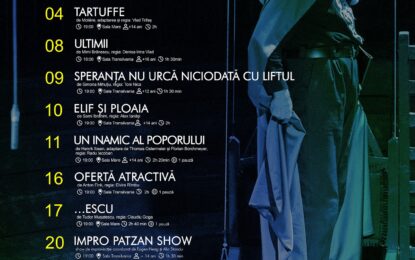 Programul lunii mai la Teatrul Regina Maria