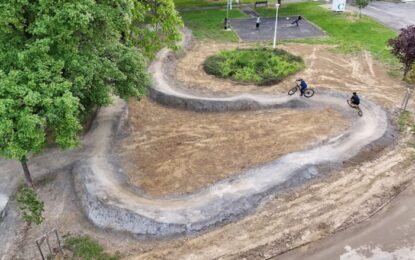 O nouă pistă de pump track în Parcul Ghioceilor