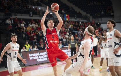 Victorie importantă pentru CSM CSU Oradea, la Voluntari, în meciul 3 al Ligii Naţionale de baschet masculin