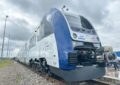 Primul tren electric regional PESA, prezentat public la Oradea