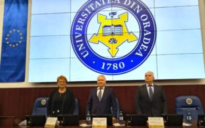 Mai mult decât „3 minute de faimă” – Universitatea din Oradea și-a premiat doctoranzii recunoscuți la nivel european și pe cei mai noi doctori în științe