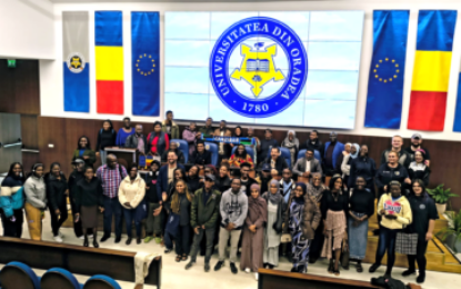 Universitatea din Oradea – 63 de studenți și cadre didactice din șase țări africane învață, timp de 11 zile, la Oradea